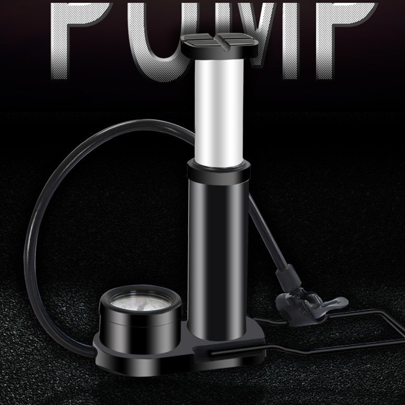 Mini Bike Pump Foot Pump Road Portable Air Bicycle Pump Compressor Pedal Tire Inflator Bicycle Pump High Pressure