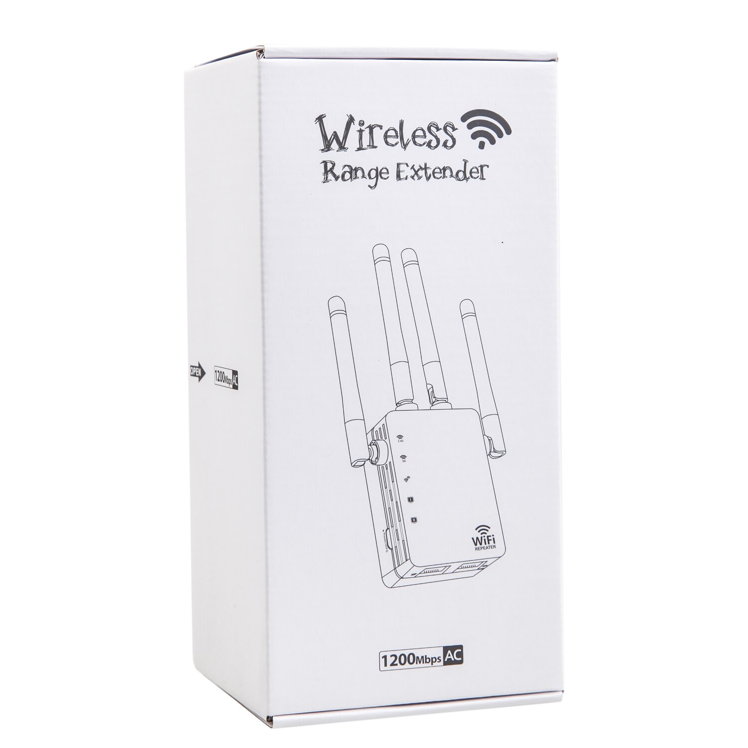 WiFi Range Extender 1200Mbps Dual Band 2.4/5GHz Wi-Fi Internet Signal Booster Wireless Repeater for Router Easy Setup WPS
