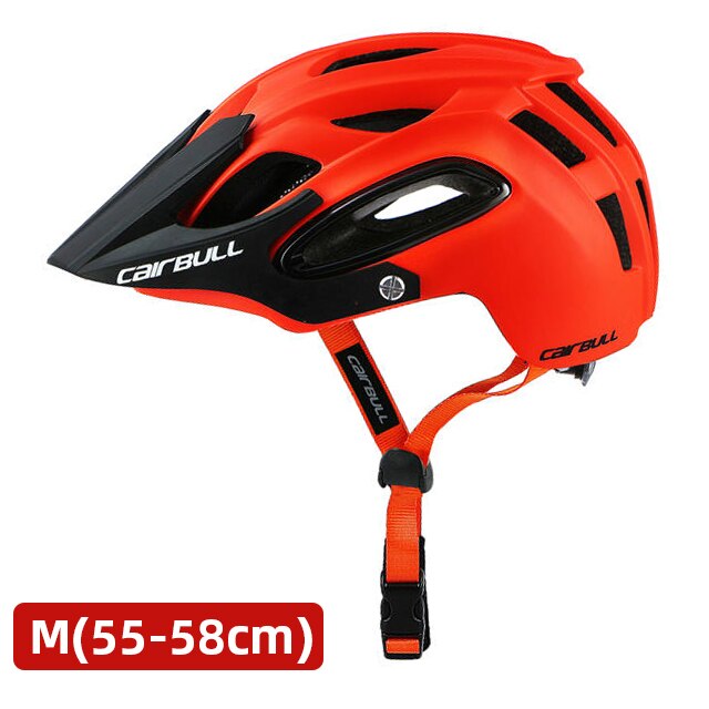 CAIRBULL – casque de vélo ultraléger pour hommes et femmes adultes, accessoire de cyclisme, ALLTRACK vtt: orange-M