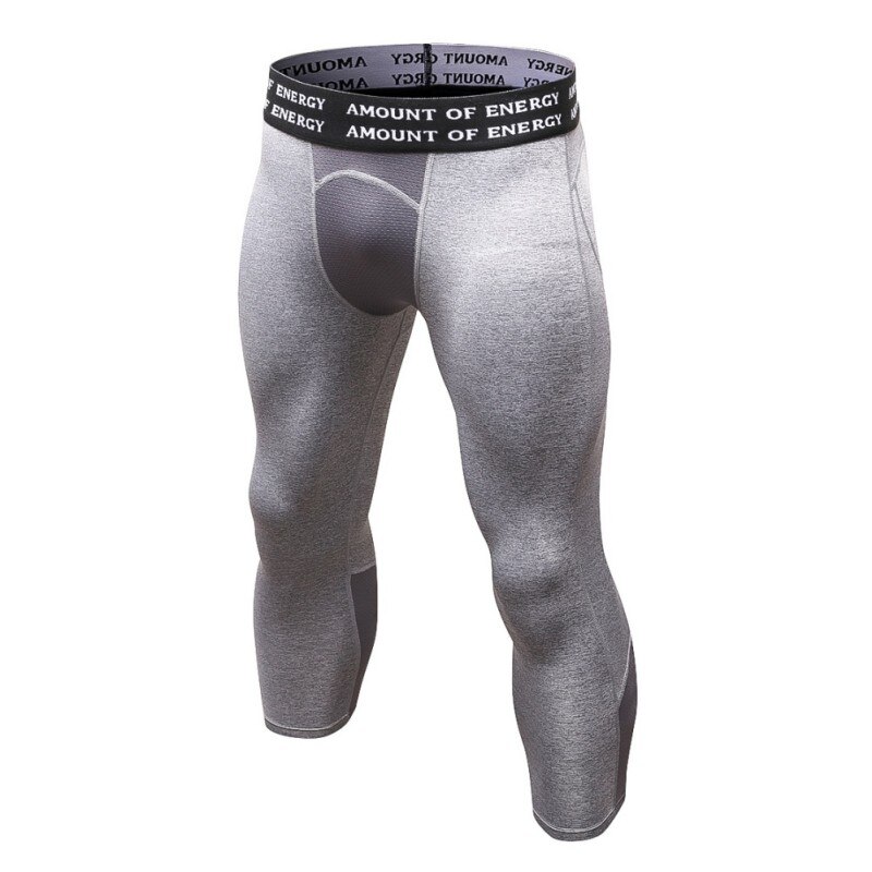 Hombres carta Fitness Legging impreso secado rápido hombres pantalones Fitness entrenamiento primavera otoño Casual Hombre cintura elástica Pantalones