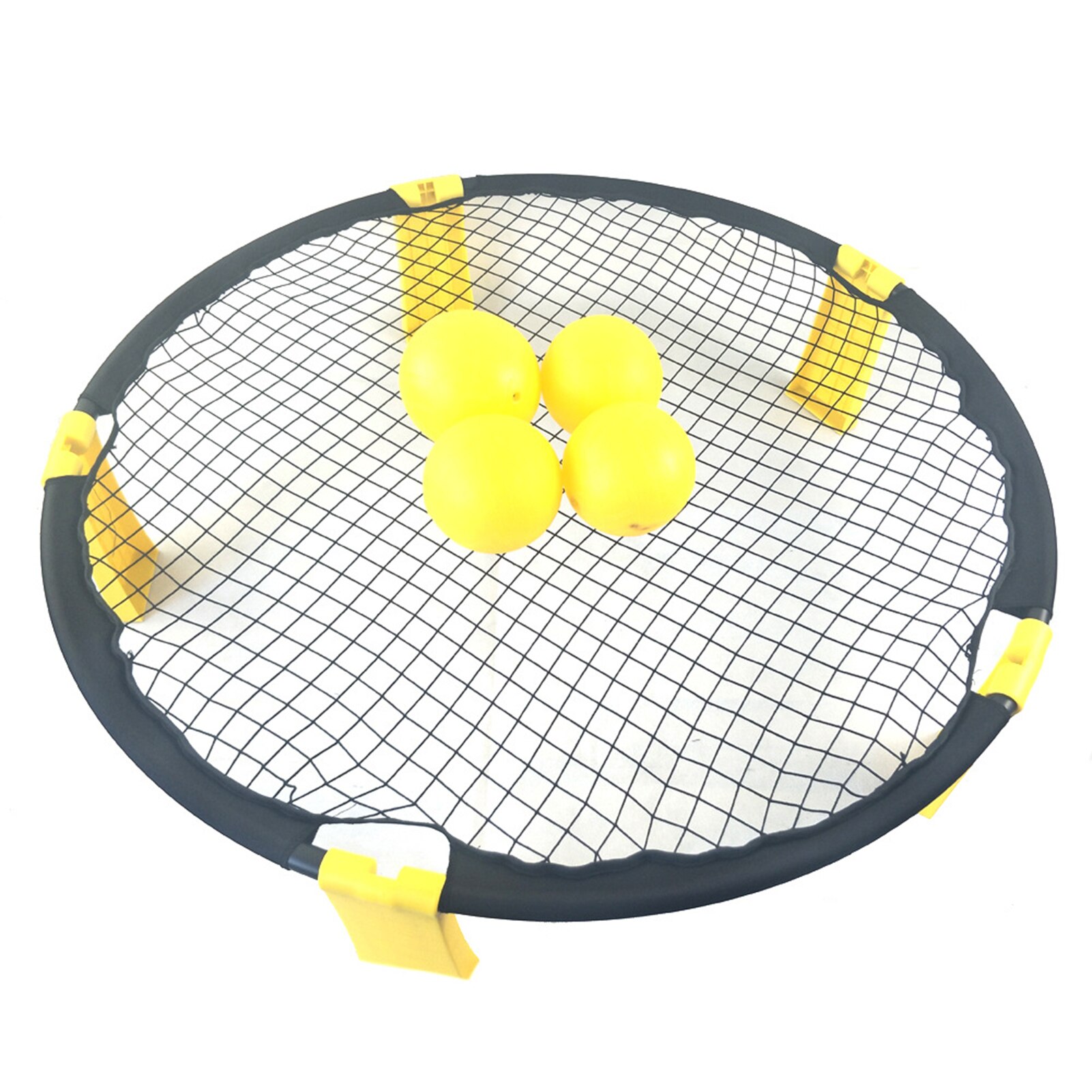 Children Adult Mini Beach Volleyball Spike Ball Game Set Outdoor Team Sports Spikeball Lawn Fitness Equipment Volleyball Net