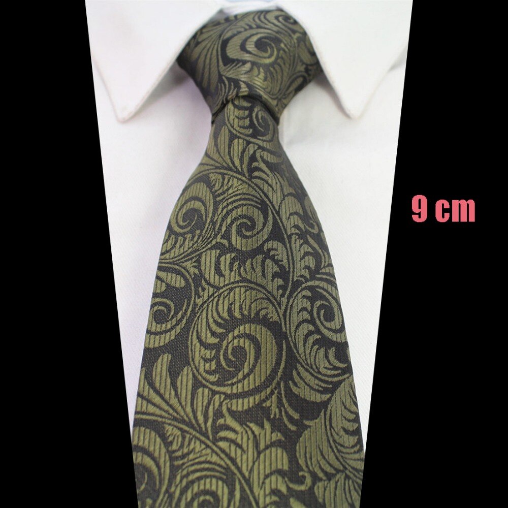 RBOCOTT Extended 9cm Tie Extra Long Size 160cm Mens Brown Paisley Blue Floral Necktie Red Plaid Silk Neck Tie Wedding Business