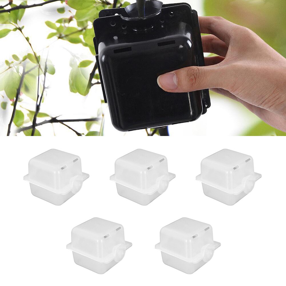 5pc Plant Rooting Boxes Plant Propagation Box Rooting Device Plant Box Reusable High Pressure Ball Plant Air-Layering Pod Indoor