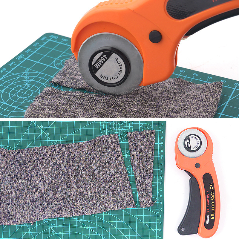 Juego de cortador rotativo de 45mm/1,57 pulgadas, cuchillas para tela, corte Circular, acolchado, Patchwork, cuero, herramienta de costura artesanal, herramienta de mano DIY, 1 unidad