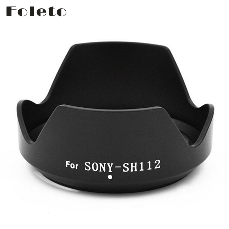 SH112 Camera Zonnekap voor sony-SH112 Bloemblaadje Gesp zonnekap voor NEX3 NEX5 NEX5C NEX7 E-mount 18-55mm f/3.5-5.6 OSS bloem vorm