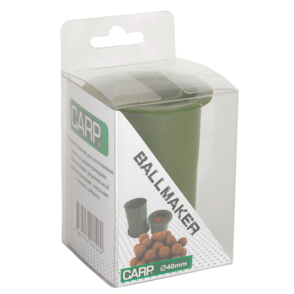 40mm pesca Bola de carnada de Boilie Bola de carnada de cebo de pesca herramienta de fabricación de bola de 40mm comprimido bolas