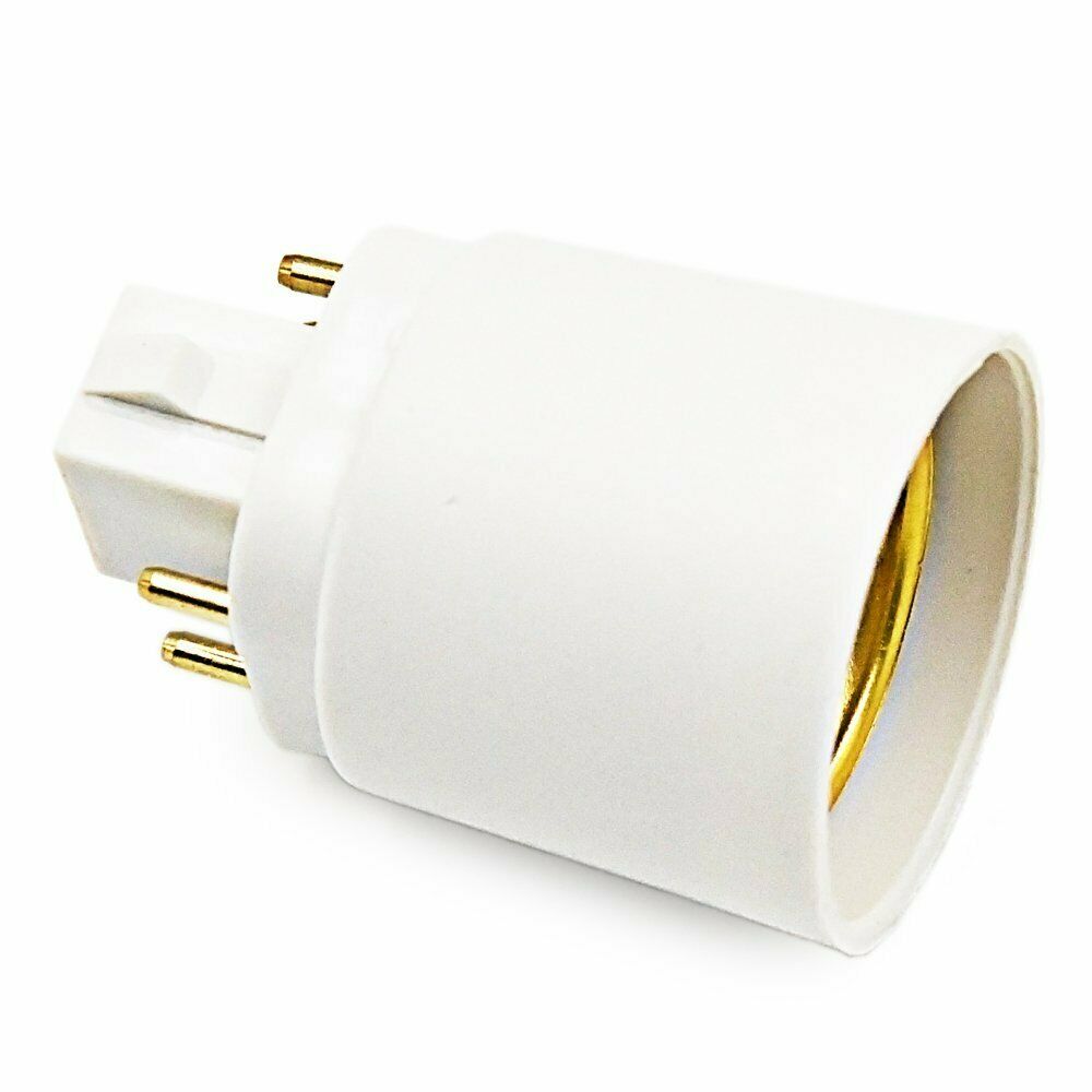 10 Pack Gx24q E26 E27 4 Pin CFL Lamp Base Converter LED Light Sockets Adapter