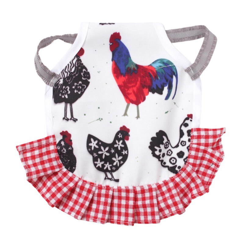 Delantal ajustable para vestido de gallina, Protector de plumas, elástico, suministros para mascotas: A1