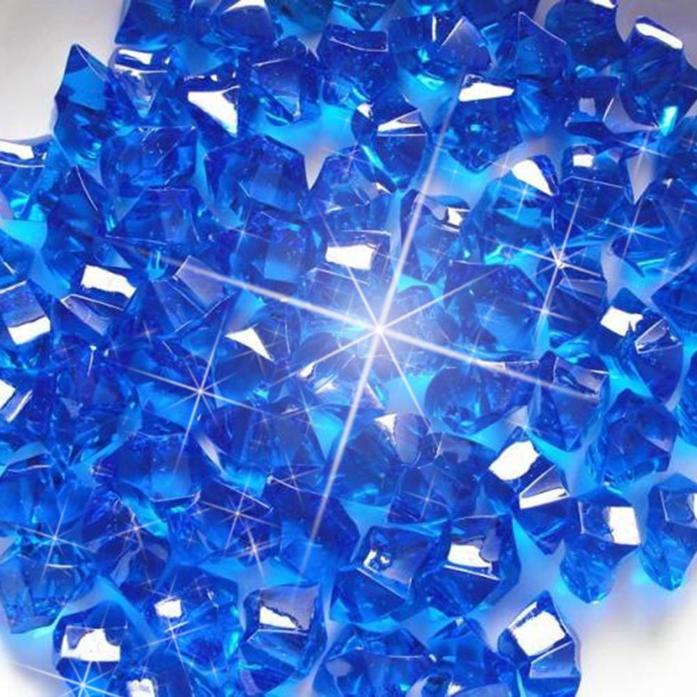 400 stk plast ædelstene iskorn farverige små sten børn juveler knust is mod krystal diamanter