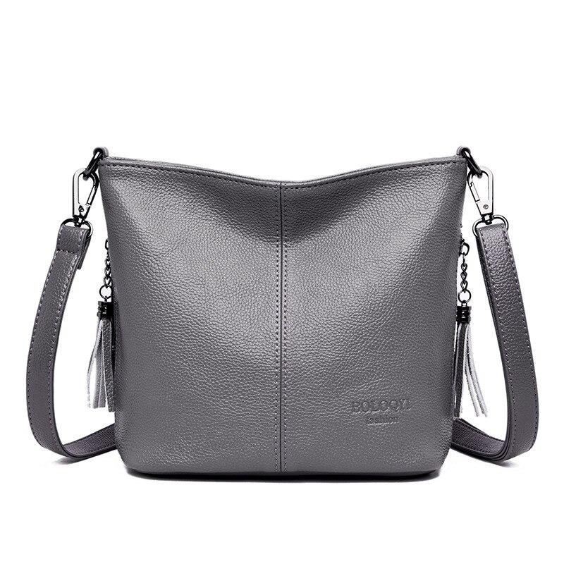 Ladies Hand Crossbody Bags For Women Luxury Handbags Women Bags Small Leather Shoulder Bag Bolsas Feminina Sac: Gray