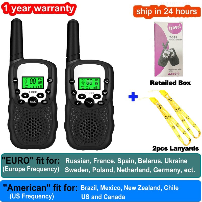 2 pezzi Walkie Talkie bambini Celular giocattoli ricetrasmettitore portatile evidenzia telefono Radio interfono bambini Talkie Walkie regali di compleanno