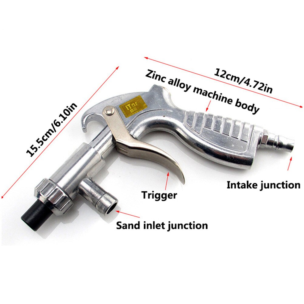 Big Mouth Air Sand Blaster Sandblasting Gun/Spraying/Engraving Marble Gun/Sandblasting Machine Derusting Glass Frosted Tool