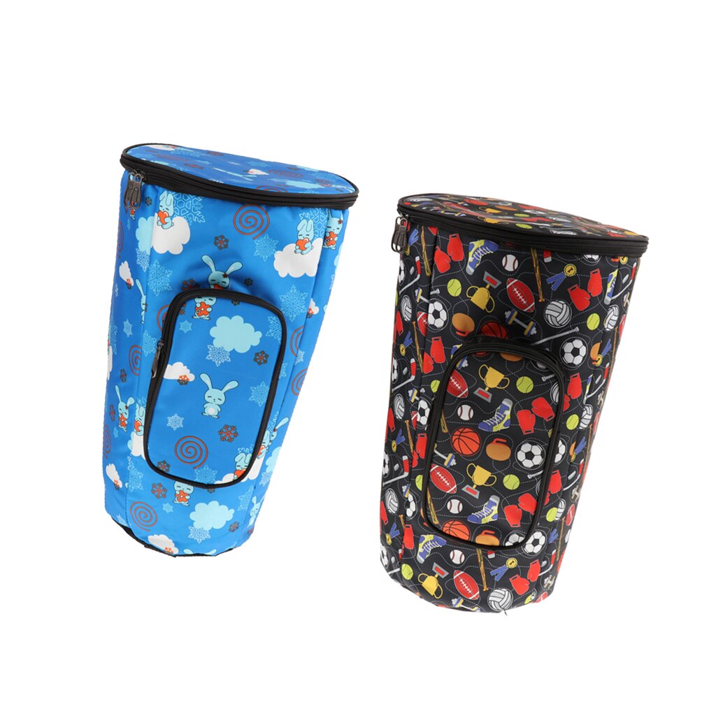 thumbnail: 60cm Professionele Djembe Trommel - Handgemaakt Met Geitenhuid En Kleurrijk Gekko Motief