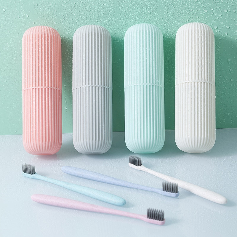 1Pc Toothbrush Storage Box Portable Toothbrush Holder Cover Toothpaste Case For Home School Travel Container