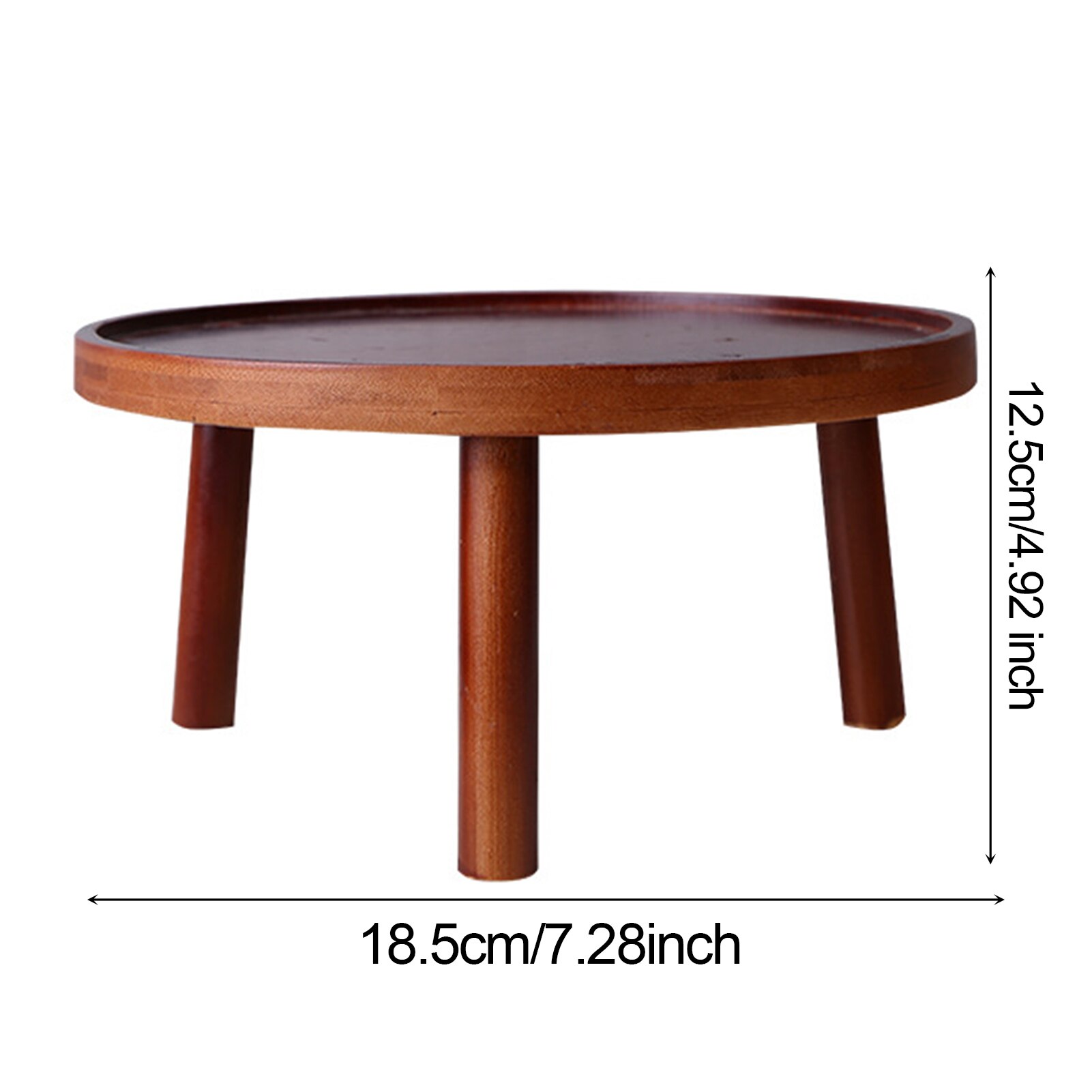Puinen kasvijalusta kukkaruukun pohjapidike jakkara pitkä penkki korkea jakkara parveke mehevä pyöreä kukkahylly sisäkäyttöön: B 18.5 x 12.5cm