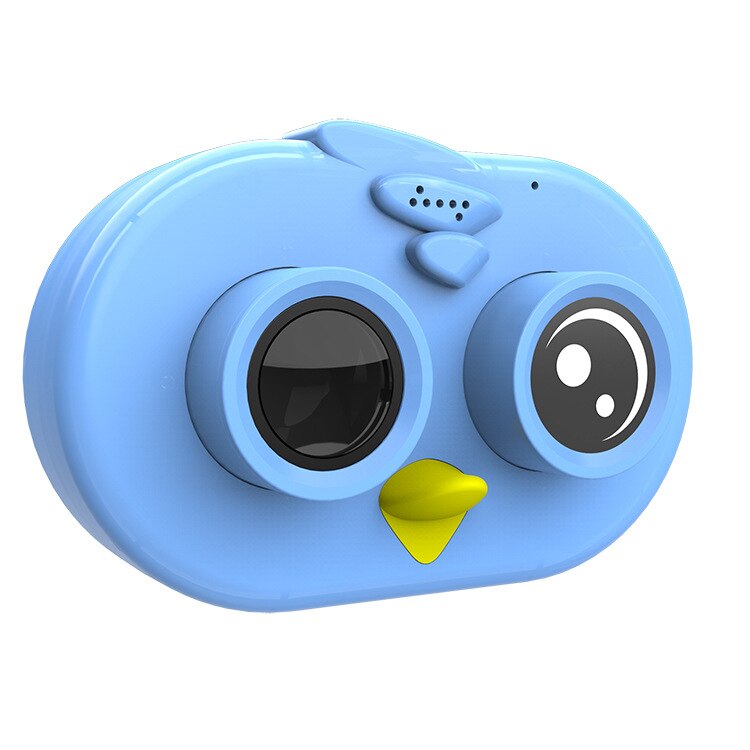 120 Lark Child/ Ugly Duckling Camera Cartoon Mini Digital Camera Wifi HD Children Small Slr Wonderful Birthday Christmas: Blue / With 8GB TF Card