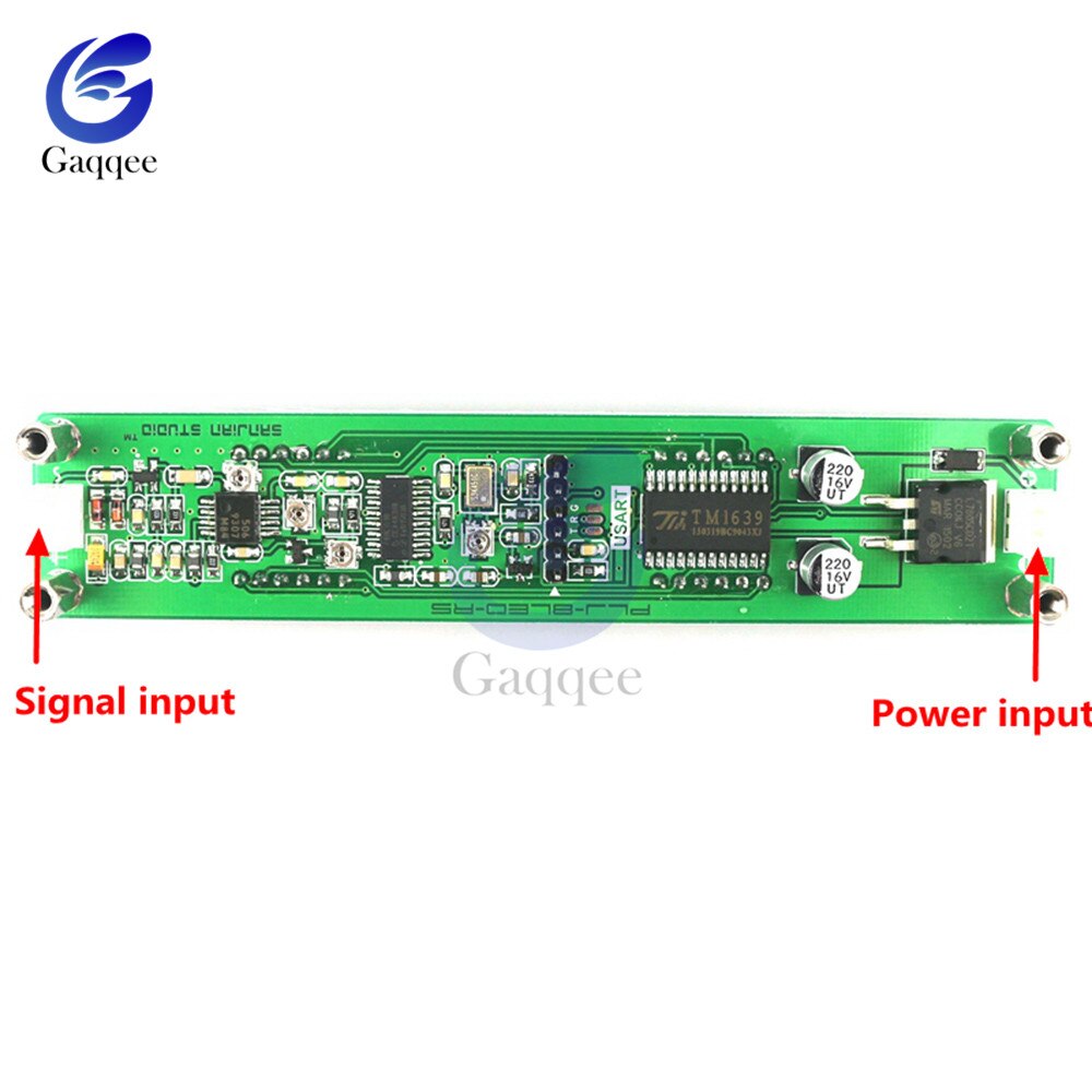 0.1 to 60MHz 20MHz to 2400MHZ 2.4GHz RF Signal Frequency Counter Cymometer Tester 0.56 inch 8 LED Digital blue green red