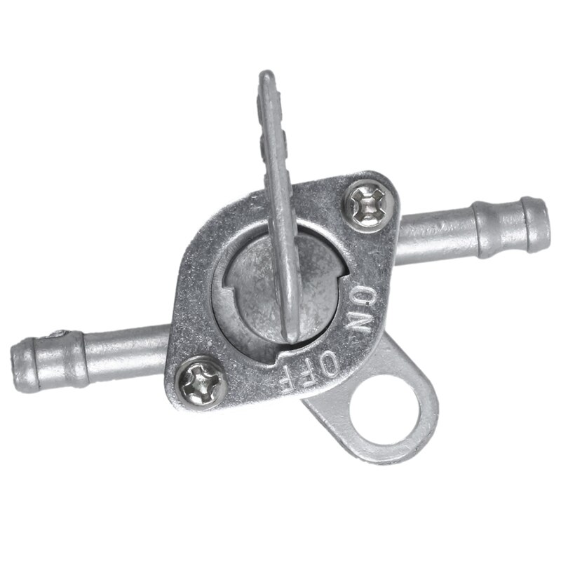 Brandstofkraan universeel 6mm voor bromfiets, scooter, motor en quad met sluitfunctie