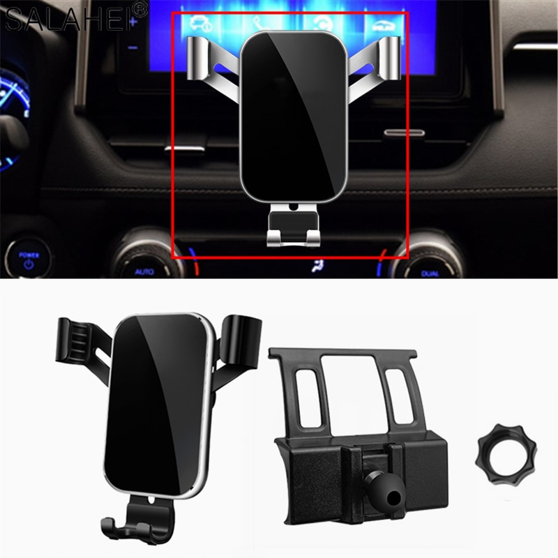 GPS Car phone Holder For Toyota RAV4 Interior Dashboard Air Vent phone Holder Mount Stand Clip For Toyota RAV4