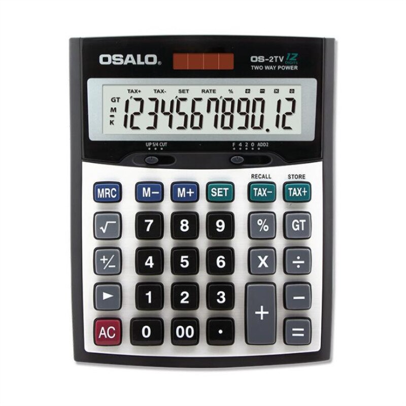 OS-2TV Dual power rate calculator OSALO financial accounting computer calculators