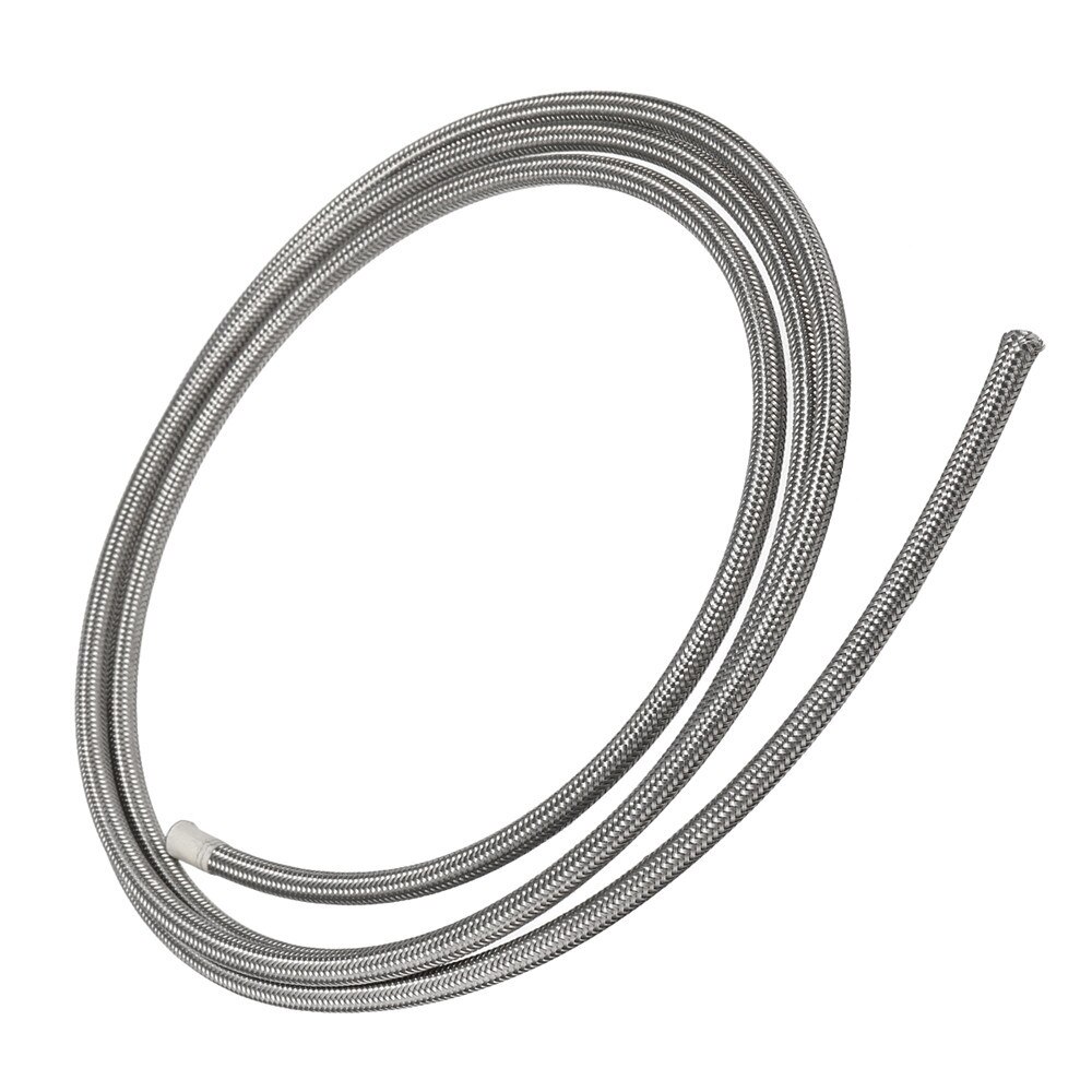 2m AN3 Braided Stainless Steel 3AN AN3 AN-3 Brake Hose PTEF Hydraulic Brake Fuel Line Hose
