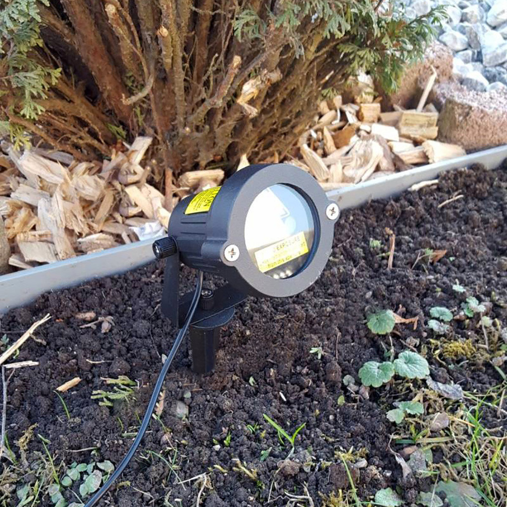 Outdoor Party Waterproof Spotlight Light Projector Star Showers Remote Control