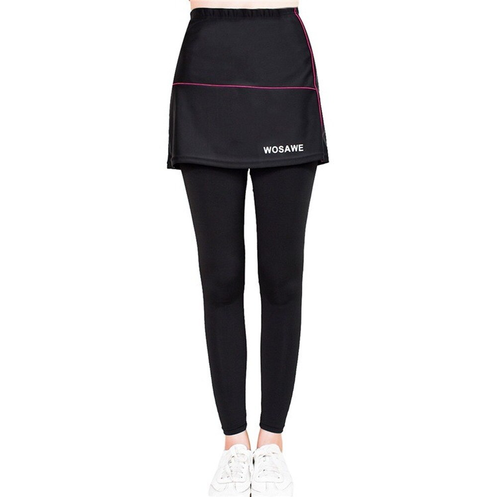 Riding one hakama anti-reflectiebroek anti-ultraviolet dames s 3d pads riding hakama rijrok fietsbroek fietsbroek lange broek