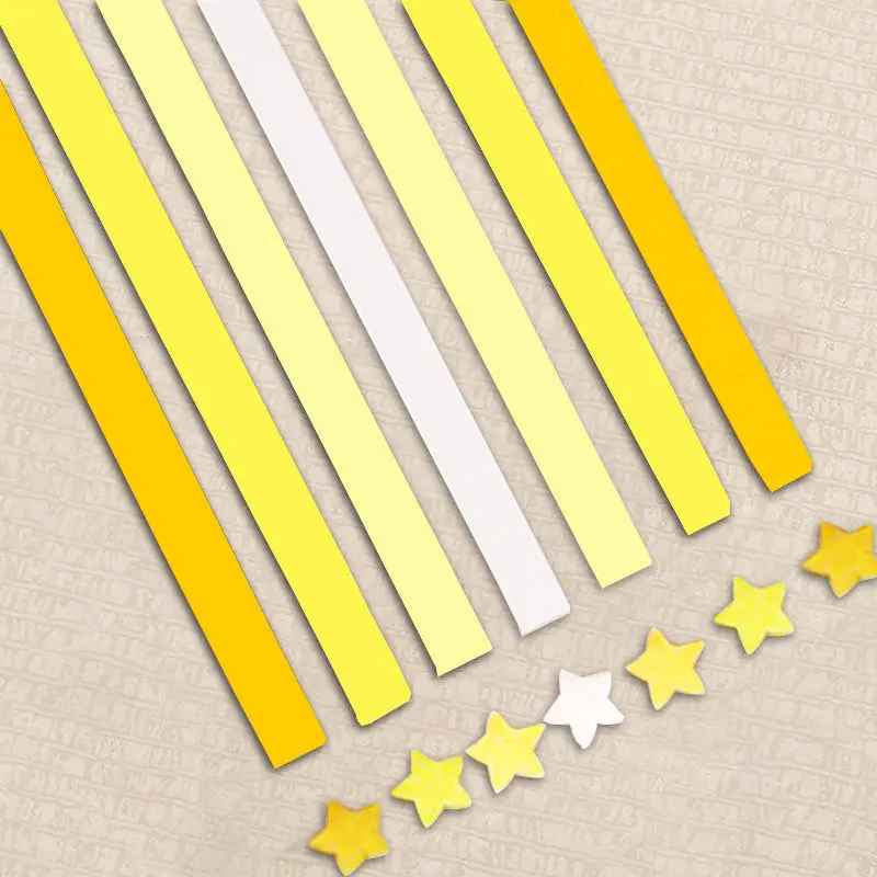 540 hojas de papel de Origami Stars, tiras de estrellas coloridas de la suerte de doble cara, 27 colores, papel plegable decorativo para suministros de manualidades: plum