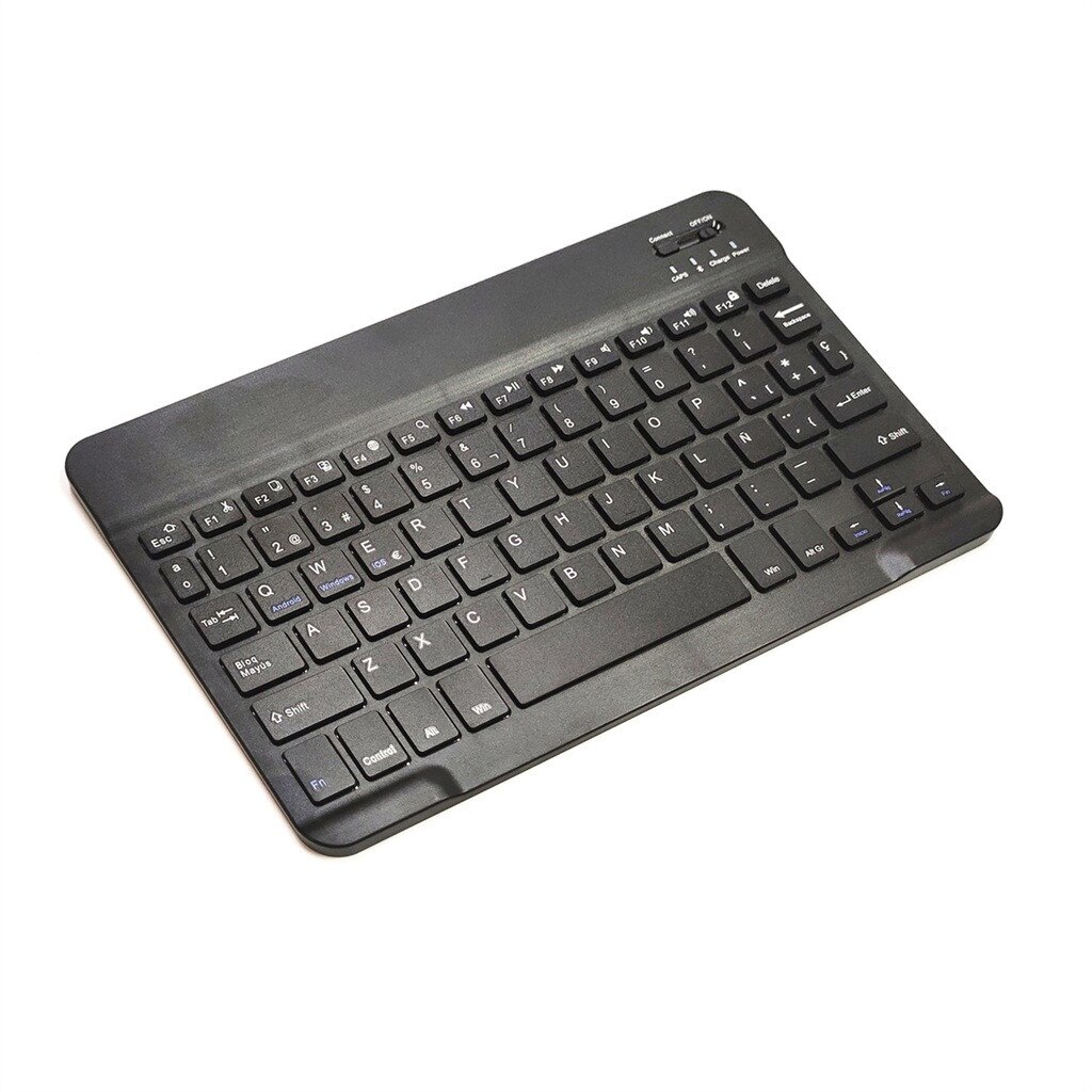 Bezprzewodowa klawiatura Bluetooth dla ipada uniwersalna tablet Slim Ultra bezprzewodowa klawiatura Bluetooth hebrajski hiszpański 9.7 cala