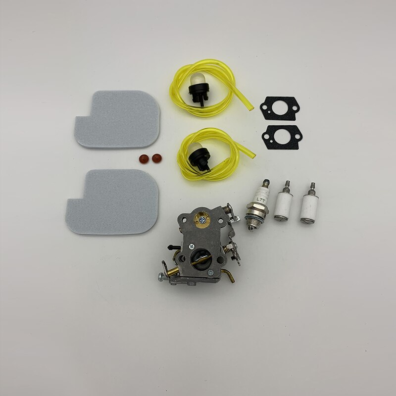 Fit For Poulan P3314 P3416 Carburetor Kit P4018 PP3816 For Zama C1M-W26C Chainsaw Gasket Fuel hose Spare Parts