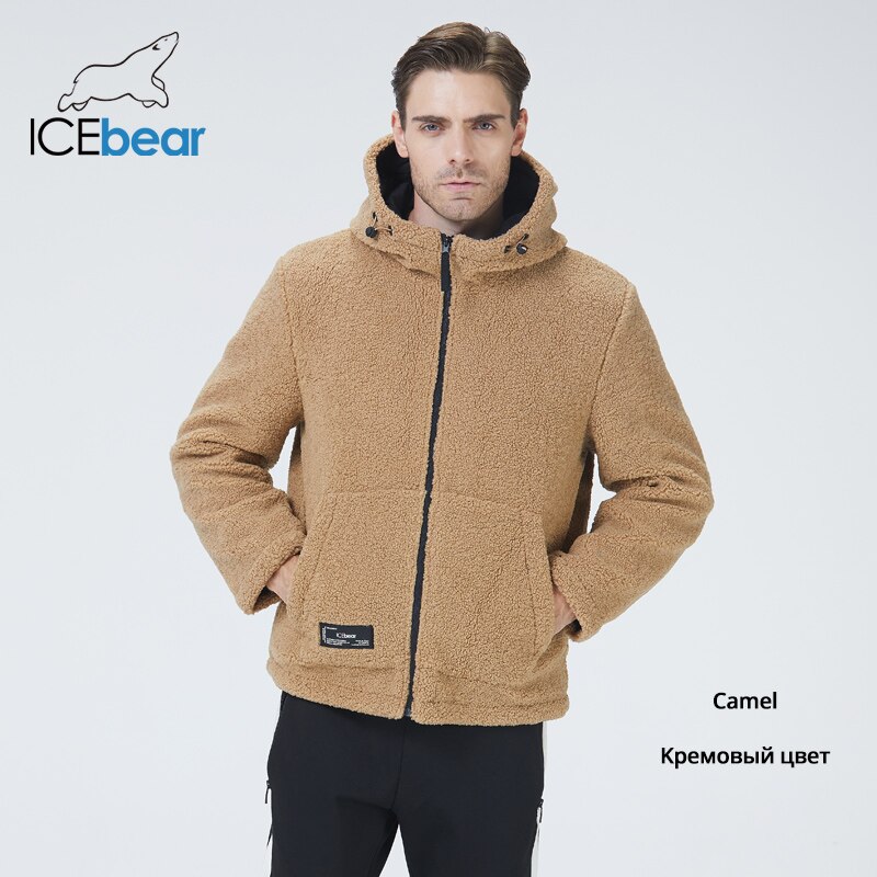 Icebear Winter Heren Jas Korte Katoenen Jas Polar Fleece Jas Unisex Kleding MWC20966D: M519 / 46