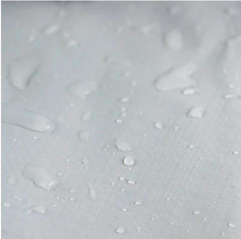 Pano branco coberto externo de 2mx2m, pano impermeável, tela, lona, lona de chuva, lona de caminhão, lona branca.