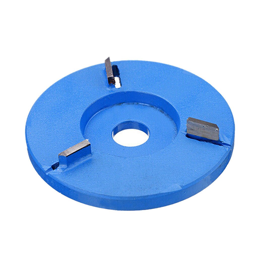 Three Tooth Milling Cutter 16mm Woodworking Turbo Plane For Aperture Angle Grinder Wood Carving Cutter Milling Cutter: Pink