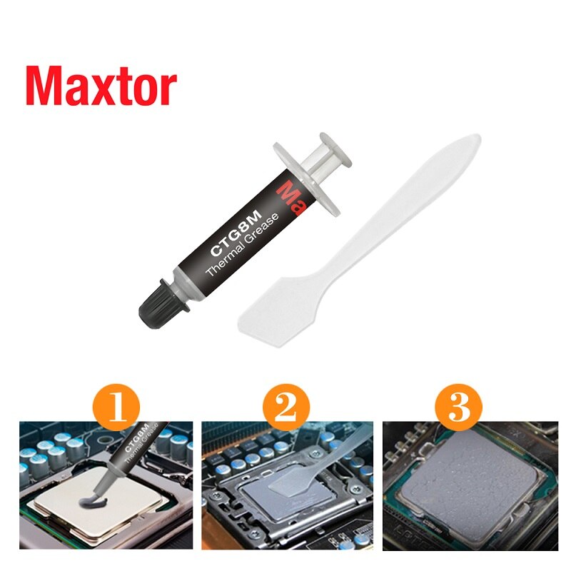 Maxtor CTG8 High Performance Thermal Paste mini 12.8W/m-k Laptop PC CPU GPU Cooler Pad Phone Heat Sink Grease