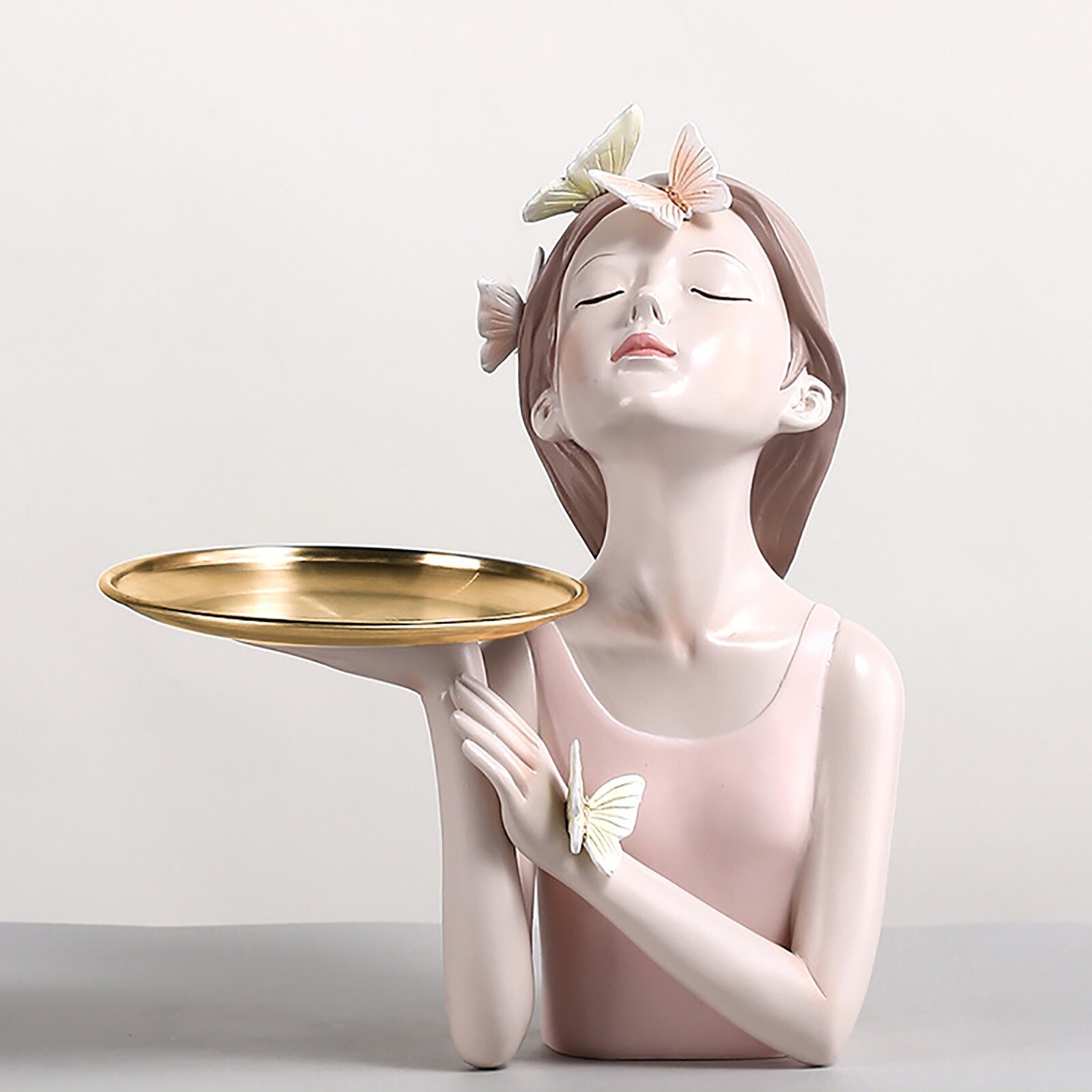 Mode Fee Sculptuur Hars Desktop Standbeelden Creatieve Characters Grote Figuur Voor Vriendin Meisje Beeldjes