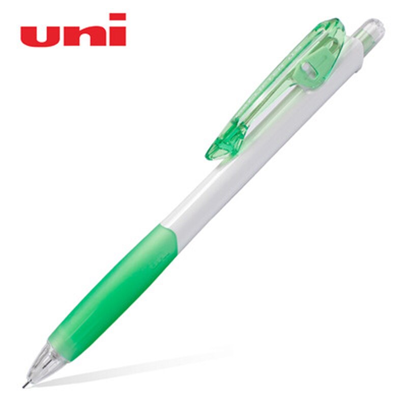 Portalápices mecánico japonés UNI de 0,5mm, M5-118 de lápiz de Color para la escuela, suministros de escritura de oficina, 6 colores disponibles, 1 unidad: 1pc Green 0.5mm