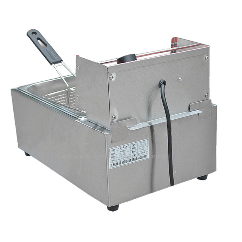 1PC Single cylinder electric fryer, commercial fryers, donut machine, french fries machine, fried chicken fryer fries machine