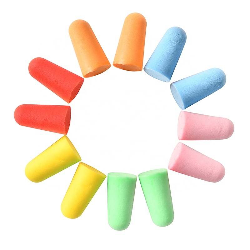 Soundproof Soft Foam Ear Protector Noise Sleep Reduction Norope Earplugs Workplace Safety Protective Earmuffs for Swimming