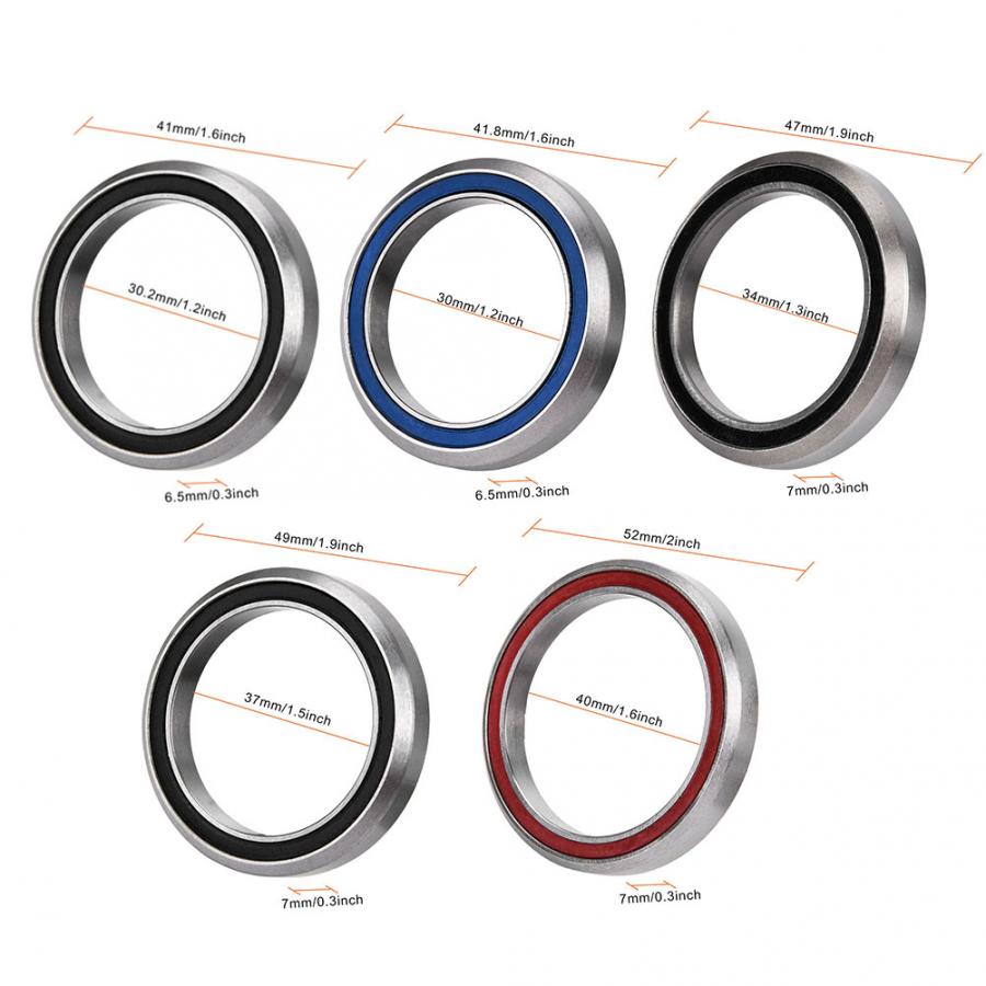 41/41.8/47/49/52Mm Fiets Lagers Mountain Racefiets Algemene Headset Reparatie Lagers Staal Lager Fiets accessoires