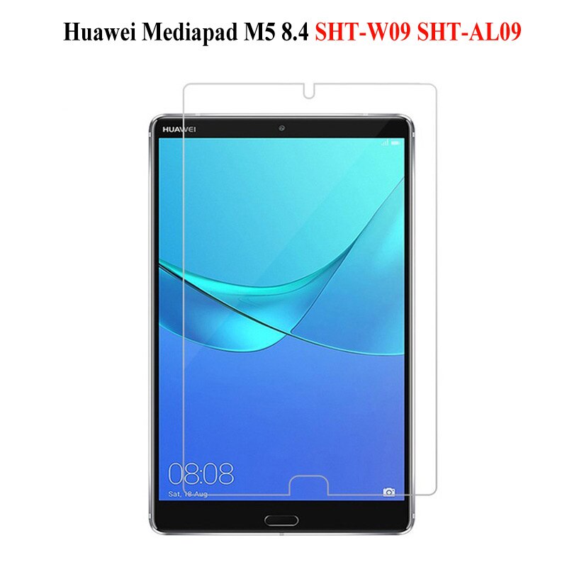 Protector de pantalla de vidrio templado para Huawei MediaPad M5 8,4 10,8 lite 8 10,1 de vidrio para huawei T5 10 8 honor tab 5 8,0 película de vidrio: Huawei M5 8.4
