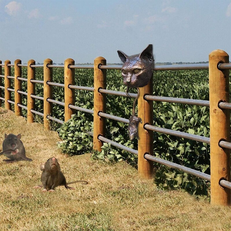 M89B Hars Cat Catch Muis Deurklopper Kat Deurklopper Met Swingende Muis Voordeur Decor Handgemaakte Deurknoppen Voor Kat liefde