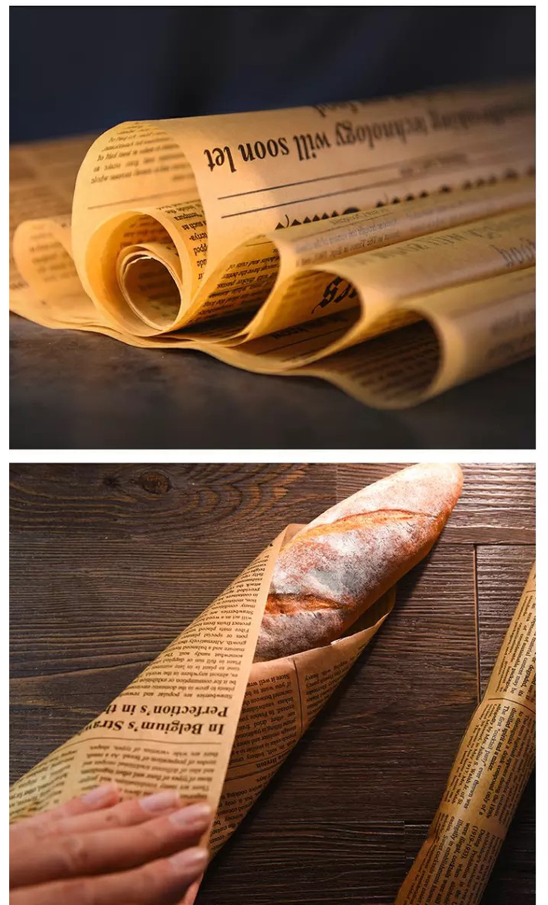 3m non-stick oliepapir vokspapir til dekoration emballage papir ark bagepapir silikone grill smør brødpapir