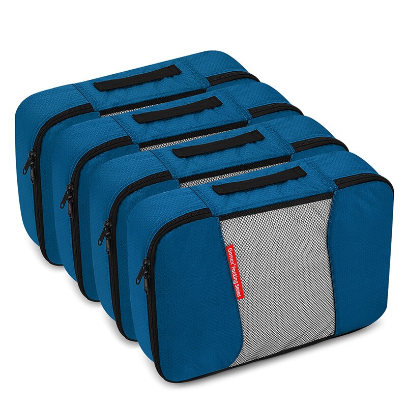 Gonex 4 pièces sacs de rangement de voyage vêtements emballage pochette organisateur de bagages