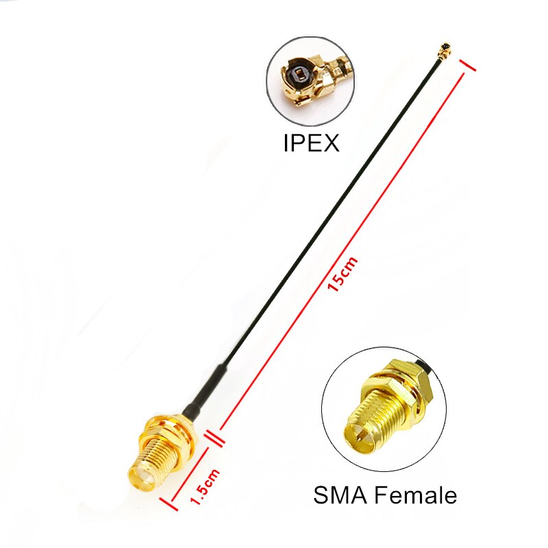 2.4GHz 5.8GHz Dual Band WiFi Router Antenna Wireless Routers Antenne 5G antennas RP SMA Antena + ufl./ IPX 1.13 Pigtail Cable