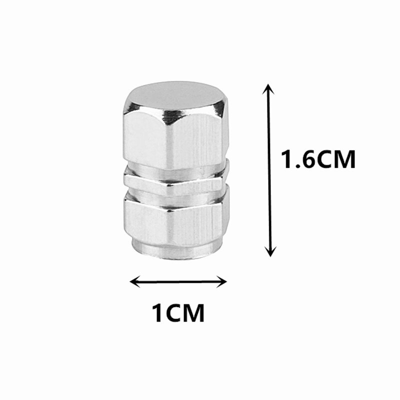 4Stck Auto Reifen Ventil Stengel Kappen Bolzen-in Aluminium Diebstahl nachweisen Ventil Kappen Auto Rad Reifen Ventile Reifen Stengel Luft Kappen Auto Zubehör
