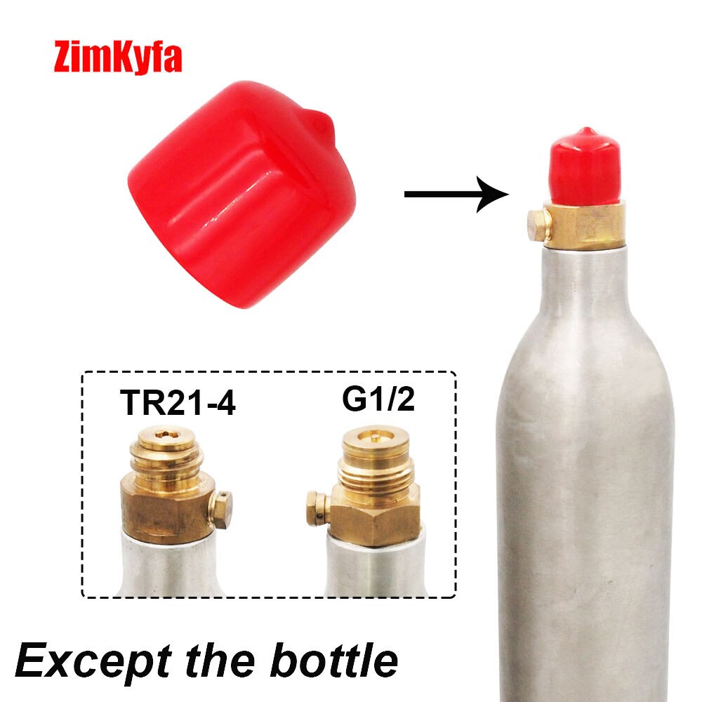 5PCS Round Red End Cap, Flexible Pipe Co2 Cylinder Pin Valve Rubber Cover