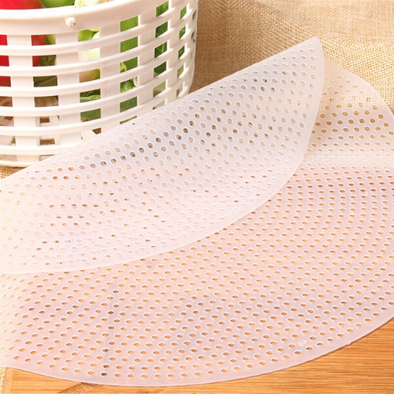 35/40CM Silicone Non-Stick Steamer Dim Sum Kitchen Cooking Steam Mat For Steamer Cooker Stuffed Bun Dumplings Reusable