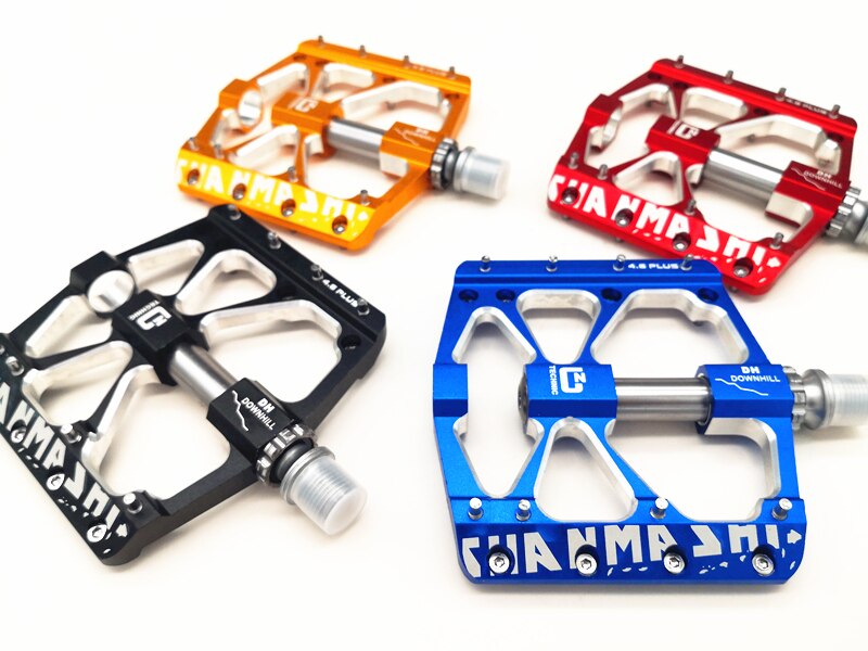 Ultralätt dh mtb bmx 3 -lager plattform cykelpedal aluminiumlegering landsvägscykelpedaler 4 färger tillgängliga