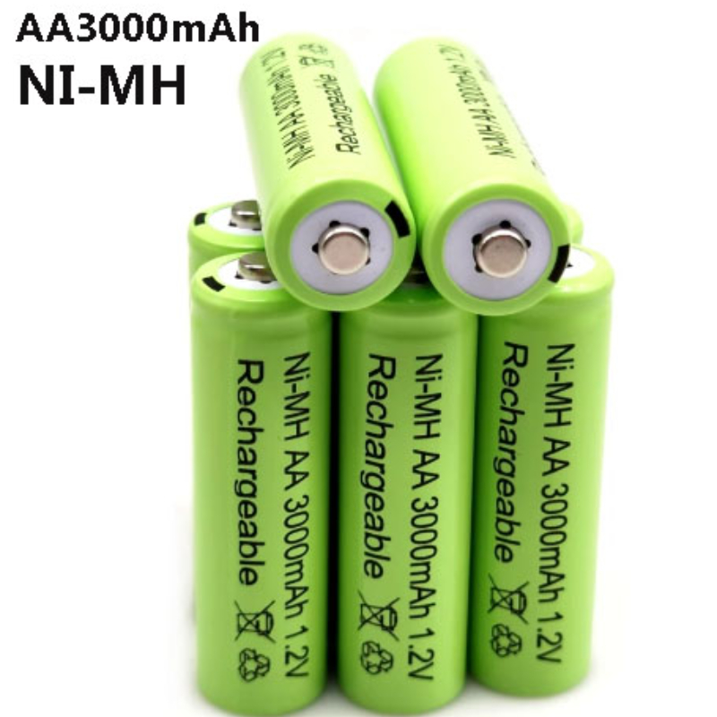 Primitivo Recargable DE. Ni MH. Batería recargable DE. 1, 2V AA3000mah Precargado Parada Juguete 3000mah