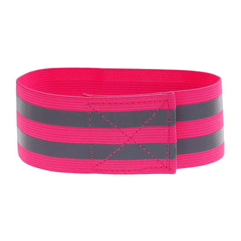Reflecterende veiligheidsgordel voor in de nacht, armband voor hardlopen in de nacht, armband voor hardlopen in de nacht, armband voor hardlopen in de nacht, lichtgevende armband: Roos